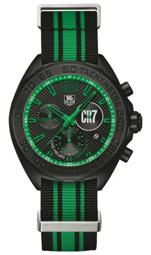 TAG Heuer Formula 1 Chronograph Quartz 42 PVD / CR7 Christiano Ronaldo / NATO